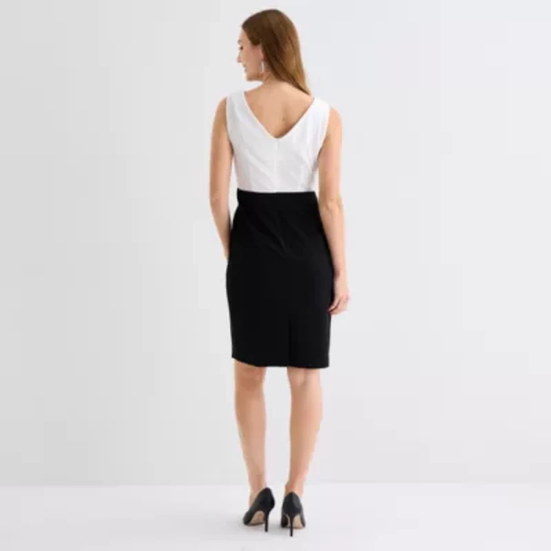 Maya Brooke Womens Jacket Dress