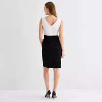 Maya Brooke Womens Jacket Dress