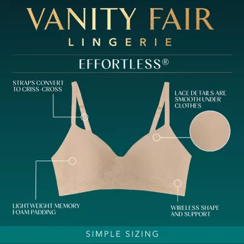 Vanity Fair Wireless Full Coverage Bra - 72125