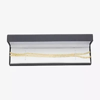Made in Italy Unisex Adult 10K Gold 24 Inch Curb Chain Necklace