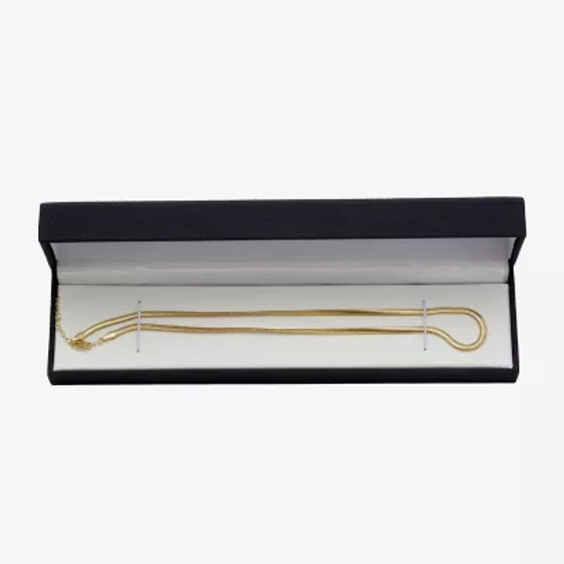 Womens 14K Gold 18 Inch Snake Chain Necklace