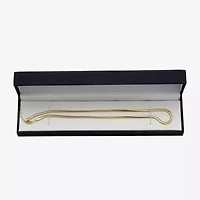 Womens 14K Gold 18 Inch Snake Chain Necklace