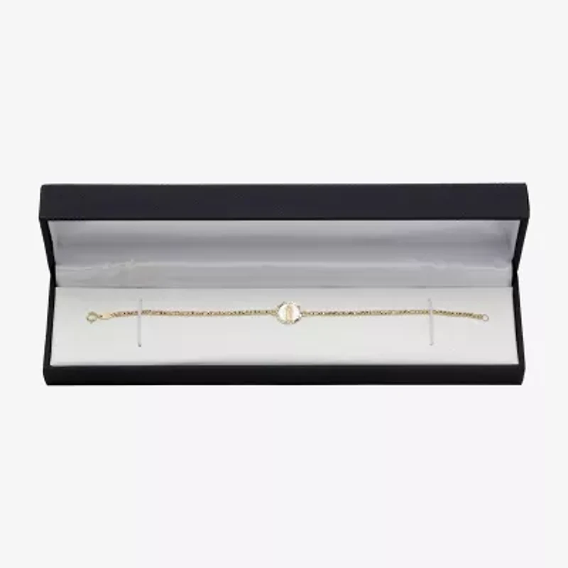 Our Lady Of Guadalupe Womens 14K Gold Charm Bracelet