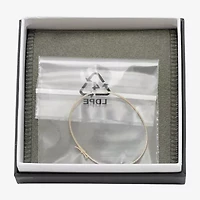 Girls 14K Gold Round Bangle Bracelet