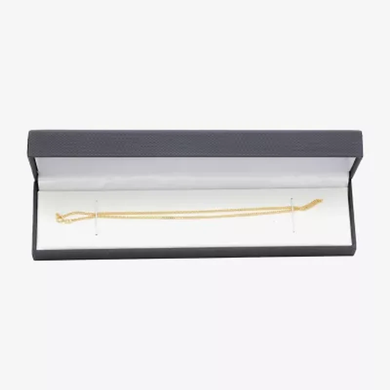 Made in Italy Girls 14K Gold 15 Inch Curb Chain Necklace