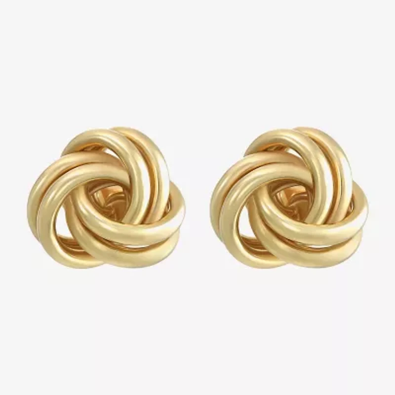 14K Gold Love Knot Earrings
