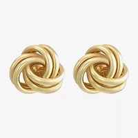 14K Gold Love Knot Earrings