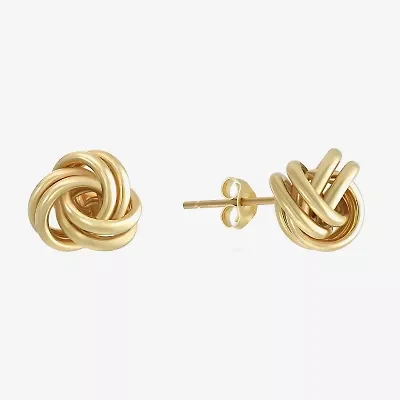14K Gold Love Knot Earrings