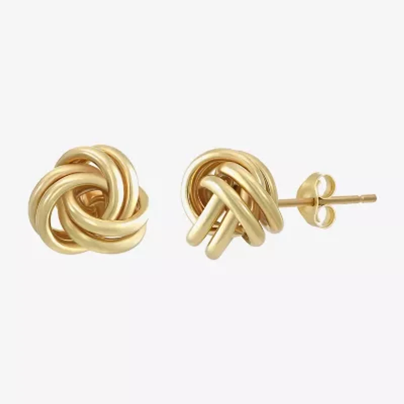 14K Gold Love Knot Earrings