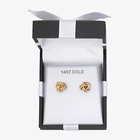 14K Gold Love Knot Earrings