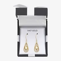 Womens 14K Gold Drop Earrings