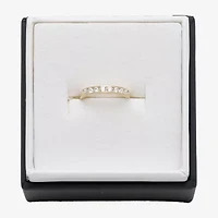 White Cubic Zirconia 10K Gold Adjustable Toe Ring