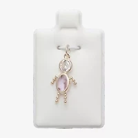 10K Gold June Birthstone Babies Boy Charm