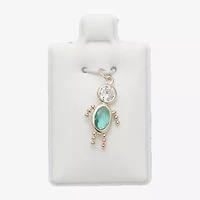 10K Gold December Birthstone Babies Boy Charm
