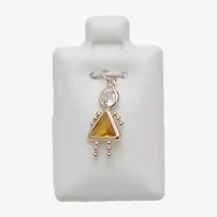 10K Gold November Birthstone Babies Girl Charm
