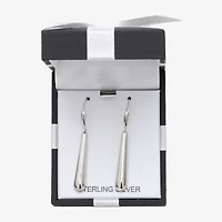 Womens Sterling Silver Drop Earrings