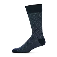 J. Ferrar Dress Mens 1 Pair Crew Socks