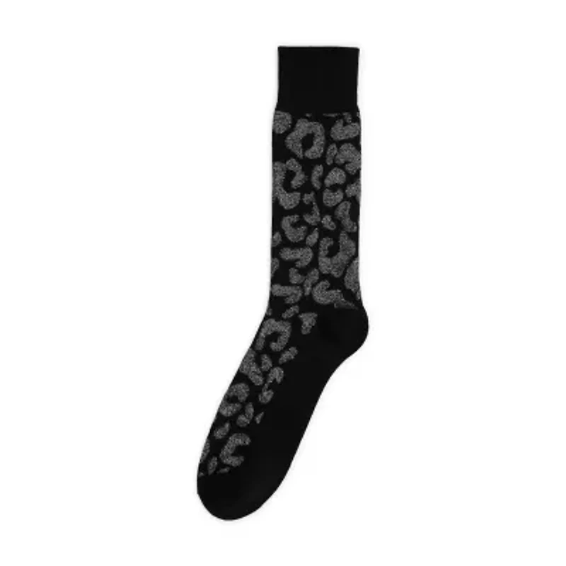 J. Ferrar Dress Mens 1 Pair Crew Socks