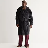 St. John's Bay Mens Big and Tall Long Sleeve Length Robe