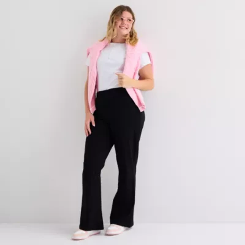 Forever 21 Womens Flare Mid Rise Juniors Lounge Pant