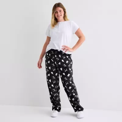 Forever 21 Womens Comfort Waistband Straight Mid Rise Juniors Drawstring Pant