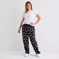 Forever 21 Womens Comfort Waistband Straight Mid Rise Juniors Drawstring Pant