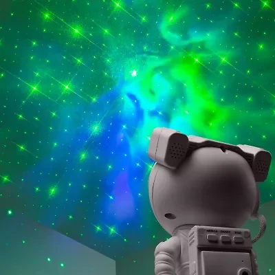 West & Arrow Astronaut Galaxy Projector with Sounds