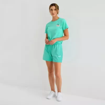 PUMA Womens Woven Pull-On Short