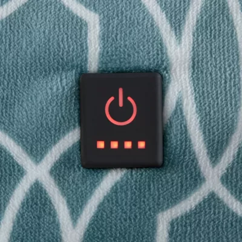 Beautyrest Plush Faux Sherpa Heated Throw