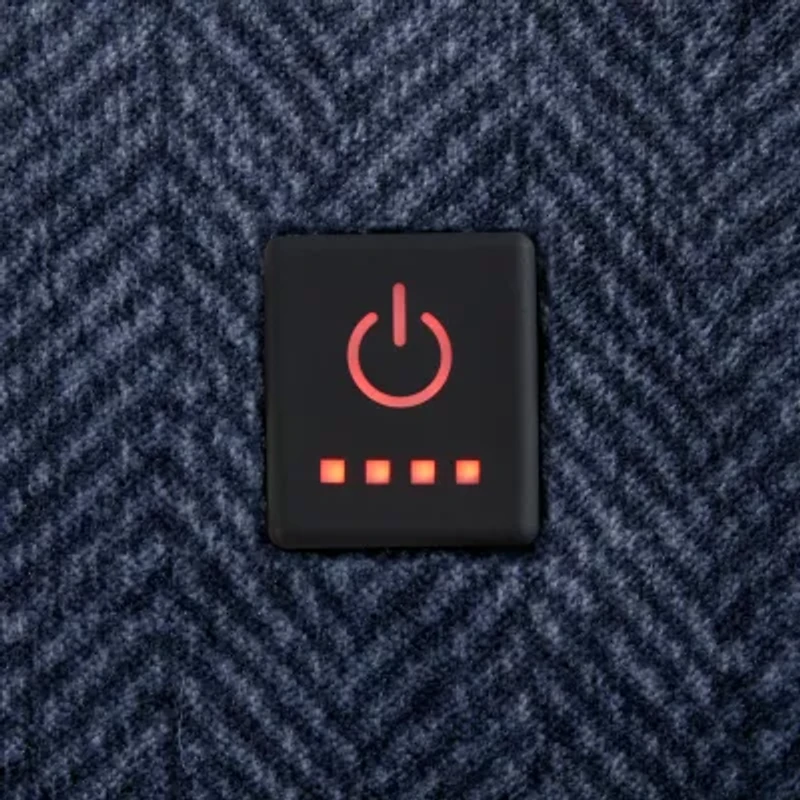 Beautyrest Plush Faux Sherpa Heated Throw