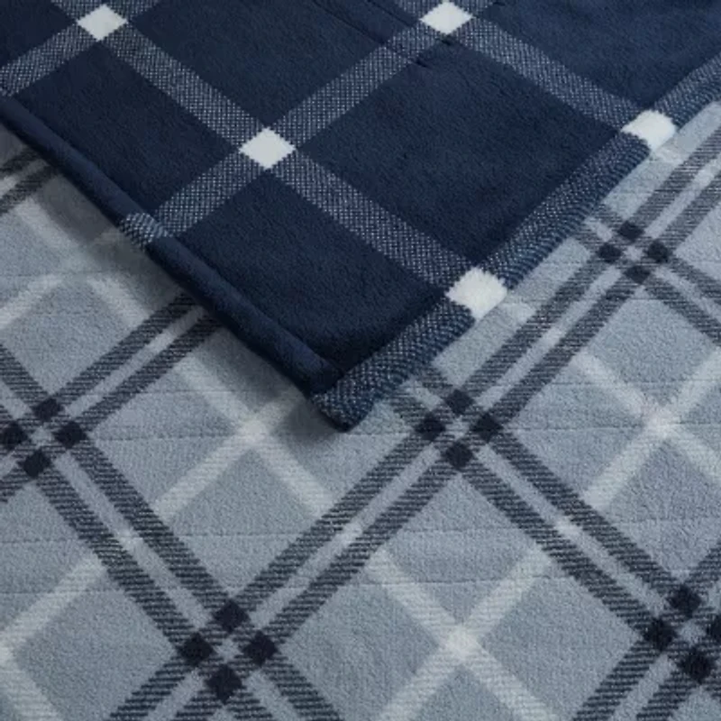 Beautyrest Ultra-Soft Plush Reversible Heated Throw