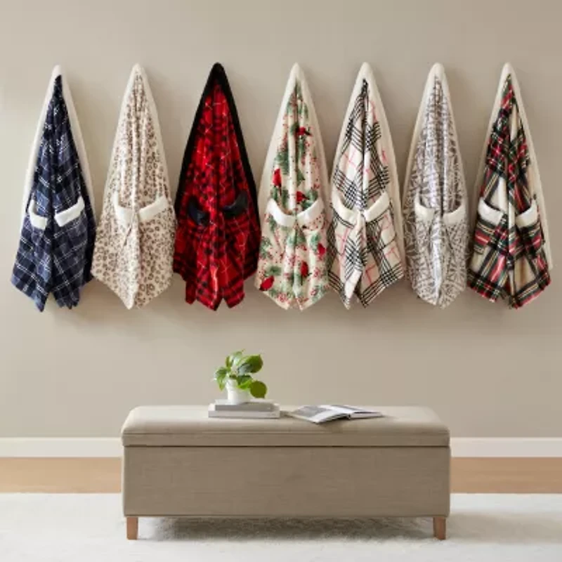 True North By Sleep Philosophy Plush Wearable Throw Wrap