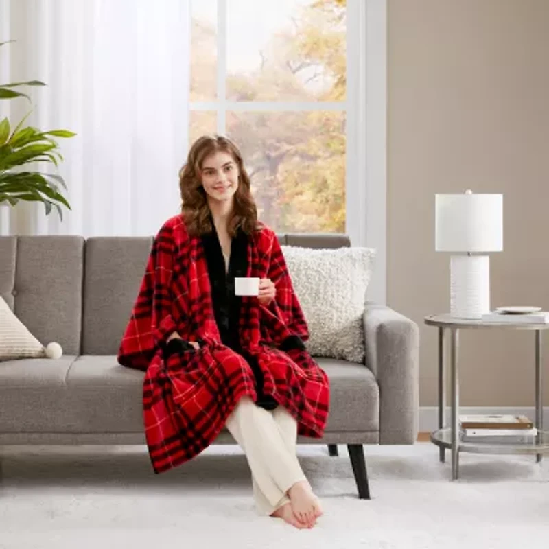 True North By Sleep Philosophy Plush Wearable Throw Wrap