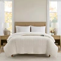 Beautyrest Heated Waffle Plush Blanket