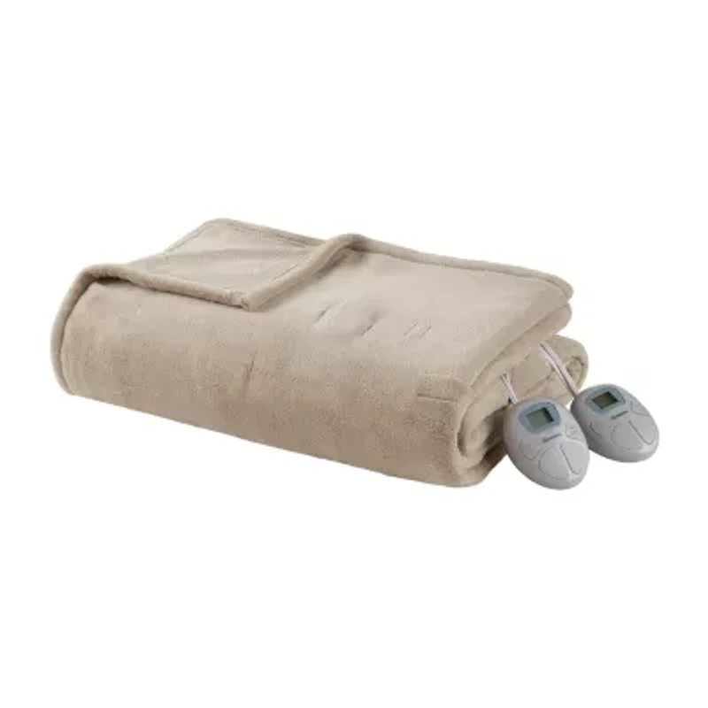 Beautyrest Heated Electric Plush Blanket