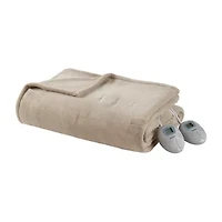 Beautyrest Heated Electric Plush Blanket