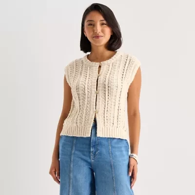 a.n.a Womens Crew Neck Sweater Vest