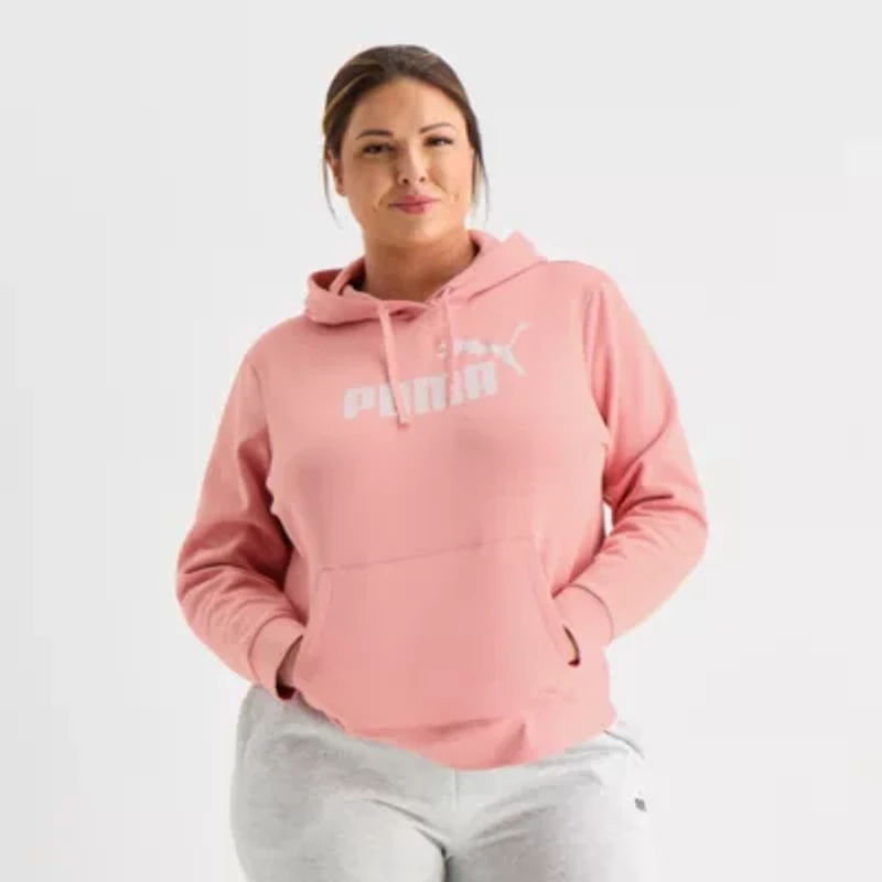 Puma Womens Essential Logo Hoodie Plus