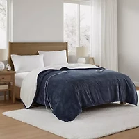 Beautyrest Velour Sherpa Heated Electric Blanket