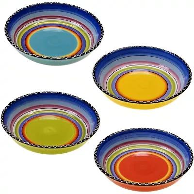 Tequila Sunrise Set of 4 Soup Bowls