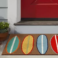 Liora Manne Frontporch Surfboards Hand Tufted Indoor Outdoor Rectangular Accent Rug