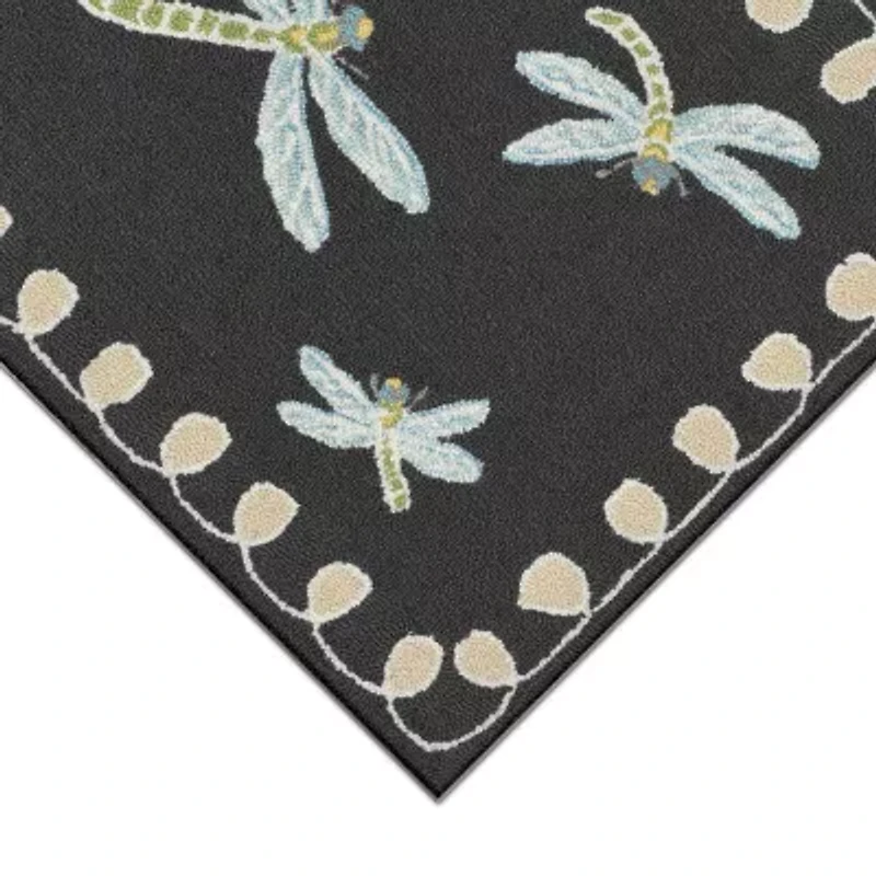 Liora Manne Frontporch Dragonfly Indoor/Outdoor Rug