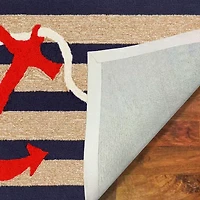 Liora Manne Frontporch Anchor Hand Tufted Indoor Outdoor Rectangular Accent Rug