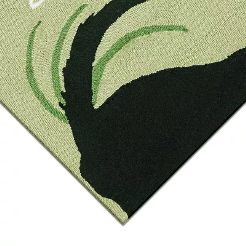 Liora Manne Frontporch Woof Animal Hand Tufted Indoor Outdoor Rectangular Accent Rug