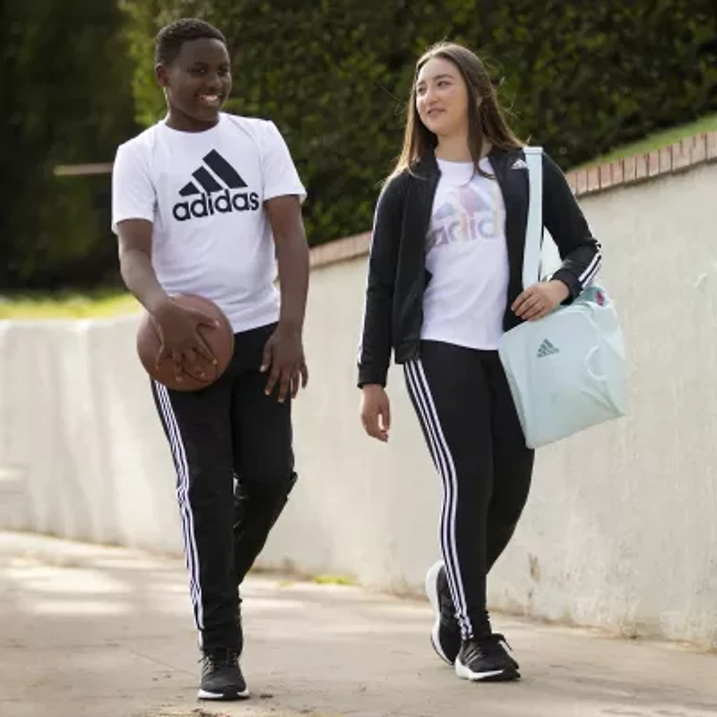 adidas Big Kid Boys Crew Neck Short Sleeve Regular Fit Graphic T-Shirt