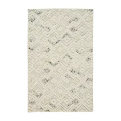 Weave And Wander Elika Geometric Hand Tufted Indoor Rectangle Accent Rugs