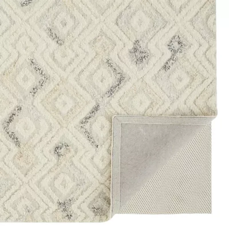 Weave And Wander Elika Geometric Hand Tufted Indoor Rectangle Accent Rugs
