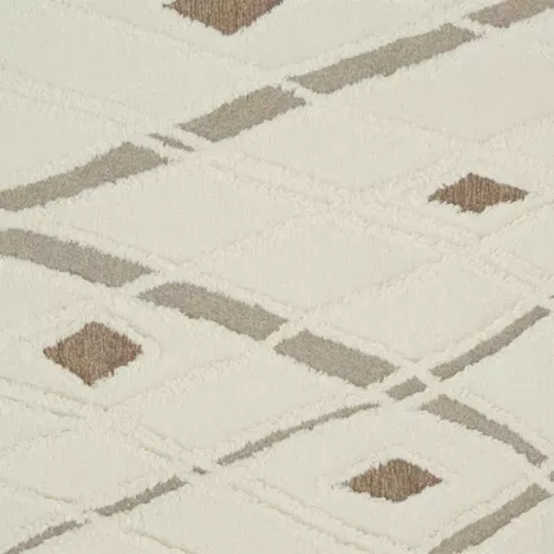 Weave And Wander Elika Geometric Hand Tufted Indoor Rectangle Accent Rugs