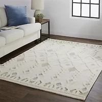 Weave And Wander Elika Geometric Hand Tufted Indoor Rectangle Accent Rugs
