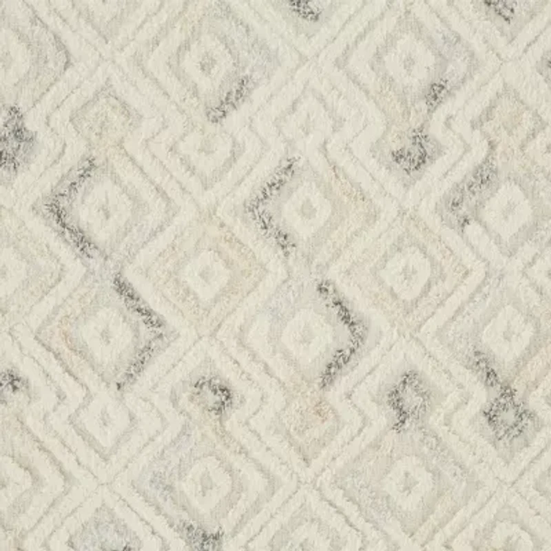 Weave And Wander Elika Geometric Hand Tufted Indoor Rectangle Area Rugs